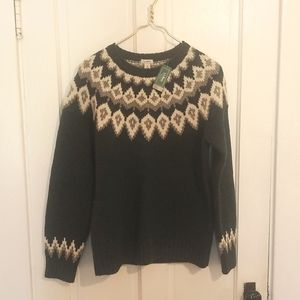 LL Bean Ragg Wool Sweater